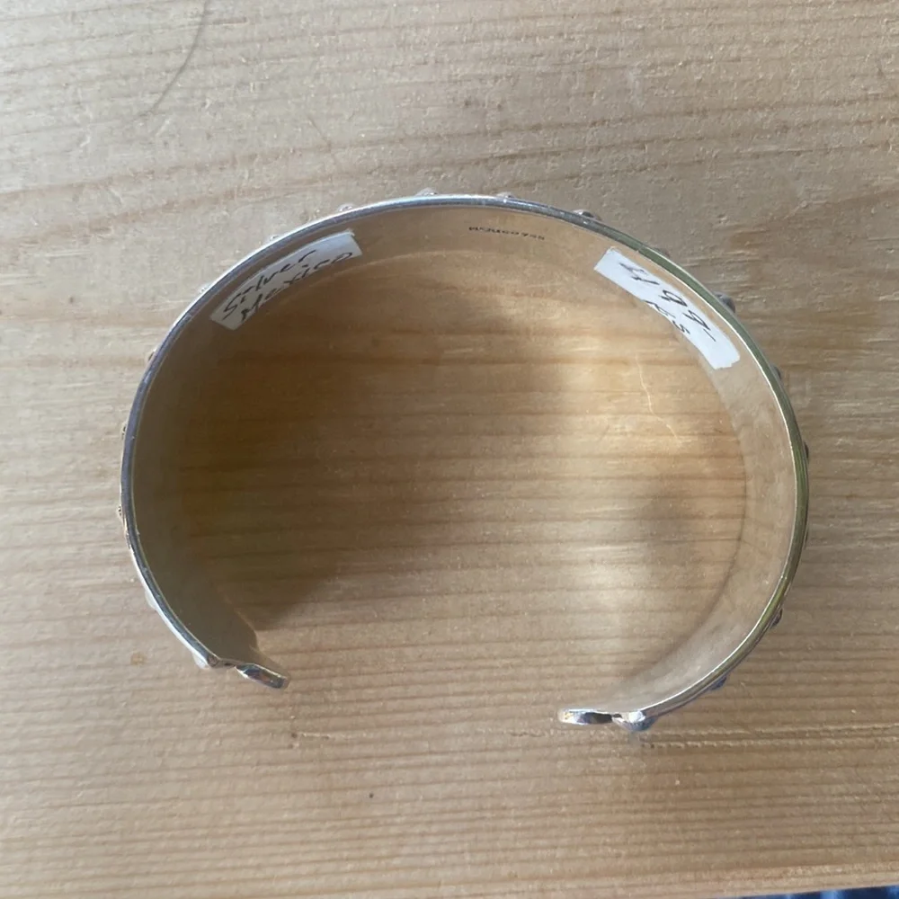 Sterling Silver Mexican Cuff Bracelet 🌺Vintage